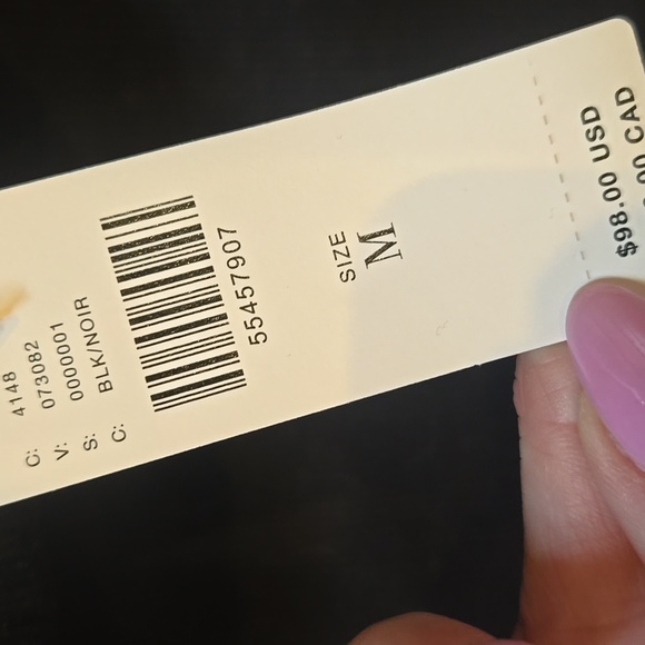 New Anthropologie Canape Black Mini-Ribbed Tank - Picture 7 of 9